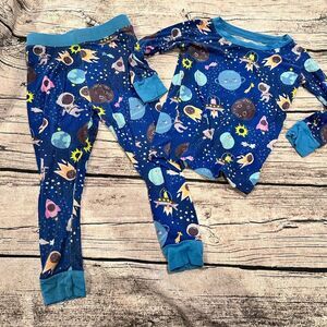 Little Sleepies “Out of This World” Bamboo Pajama Set Size 12-18